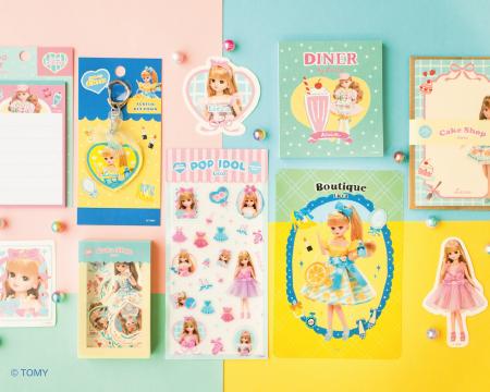 リカちゃんが様々な紙文具や雑貨に！古川紙工から『Os