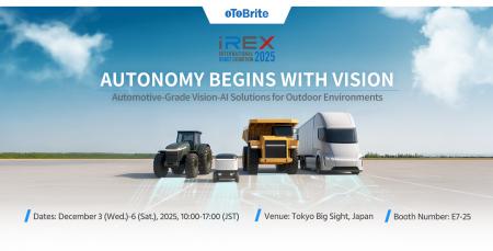 oToBrite、2025国際ロボット展（iREX 2025）にて屋外