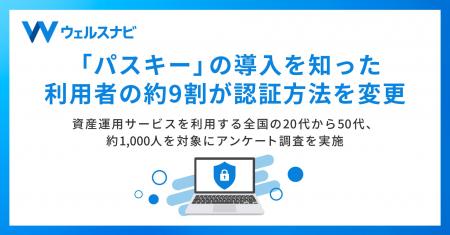 「パスキー」の導入を知った利用者の約9割が認証方法