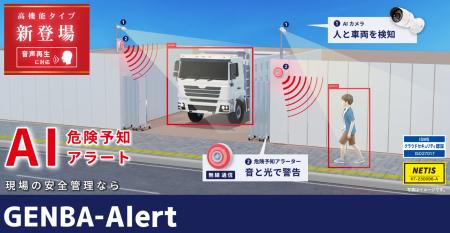AI危険予知・安全管理システム「GENBA-Alert」特設サ