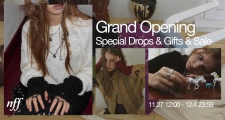 「NFF」11月27日より60%でオープン ! 先着10名限定NFF