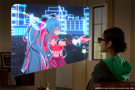 XR Kaigi XREALブースでスペーシャルディスク・ホロモ XR Kaigi XREALブースでスペーシャルディスク・ホロモ