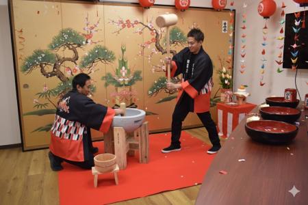 【新登場】福を呼ぶ！「開運出張もちつき隊」が企業イ