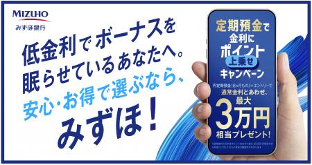再び「金利のある世界」へ みずほ銀行、円定期預金キ