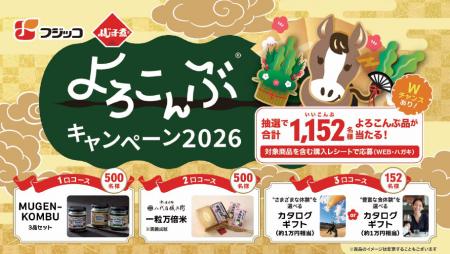 総計1,152名様によろこんぶ品が当たる「ふじっ子煮(R)