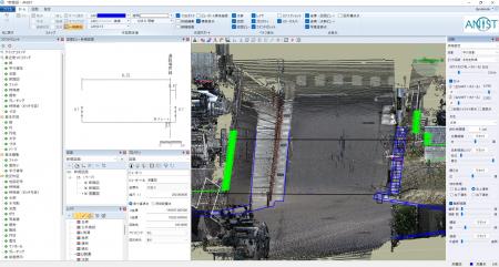 点群データを使って図面・図形作成を1つのアプリで完