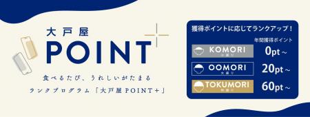 大戸屋公式アプリにランクプログラム「大戸屋POINT＋