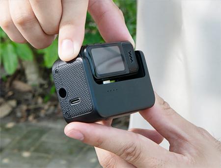 軽量マグネット式ミニカメラ「Cwepady S80」装着場所