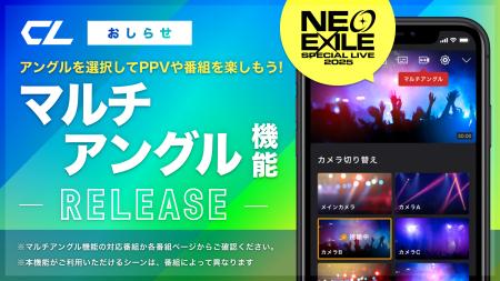 【CL新機能】マルチアングル機能をリリース！