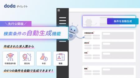 スカウトサービス「doda ダイレクト」、大規模言語モ