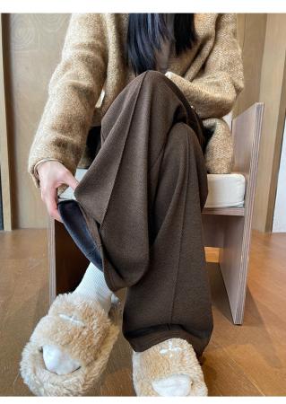 カシミヤパンツ　裏起毛パンツ　あったかズボン　オリ