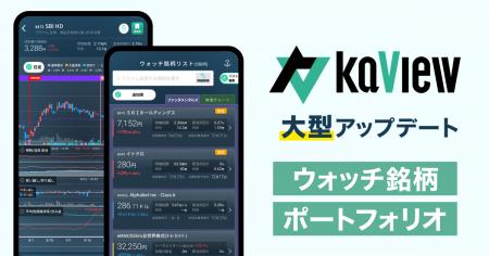 株式投資 管理・分析アプリ『カビュウ』 - 「ウォッチ