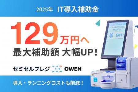 IT導入補助金2025の補助上限額が最大129万円(※1)に！