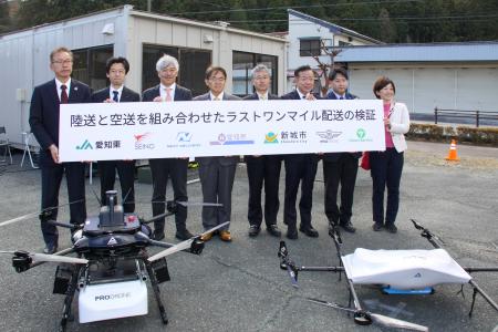 新城市でドローンを活用した「新スマート物流」の長期