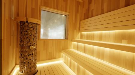 北海道ゴルフ場初のロウリュ可能なHARVIA製サウナスト