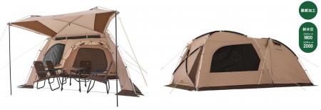 寝室に大型窓で爽やか度UP！4人が快適にすごせる2ルー