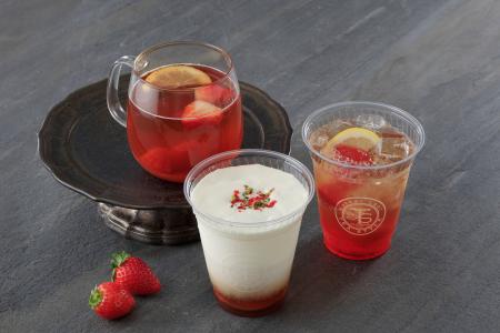 冬の訪れを告げる華やかないちご尽くしのメニュー4種