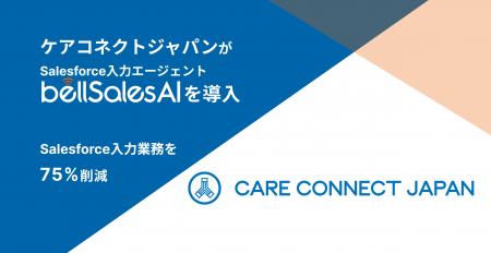 ケアコネクトジャパンがbellSalesAIを導入し、Salesfo ケアコネクトジャパンがbellSalesAIを導入し、Salesfo