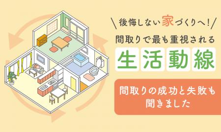 後悔しない家づくりへ!間取りで最も重視される「生活 後悔しない家づくりへ!間取りで最も重視される「生活