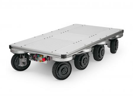 8輪搭載の大型台車ロボット 8WDSローバー を試作 8輪搭載の大型台車ロボット 8WDSローバー を試作