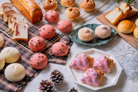 自家製パン食べ放題ランチに、甘くて美味しい、いちご