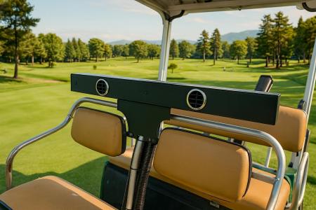 馬力アップ仕様投入！　　ゴルフカート用後付け冷房ク