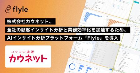 株式会社カウネット、全社の顧客インサイト分析と業務