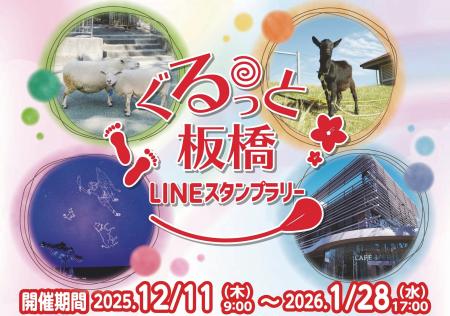 スマホと一緒に区内をぐるっと巡って抽選に応募♪「ぐ