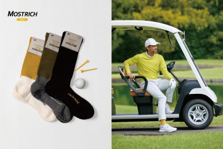 ゴルフ専用ソックスの「MOSTRICH」から、冬のラウンド