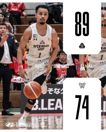 【群馬クレインサンダーズ：試合結果】12/6(土) vs 富