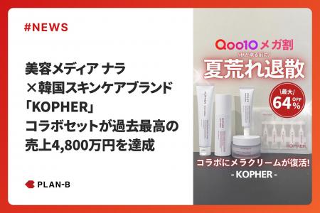 韓国スキンケアブランド「KOPHER（コフェル）」×ナラ