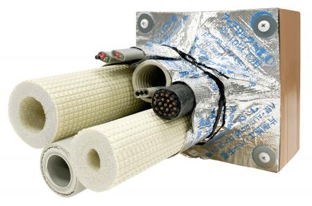 パテ埋め不要防火区画貫通措置部材『フィブロックNEO