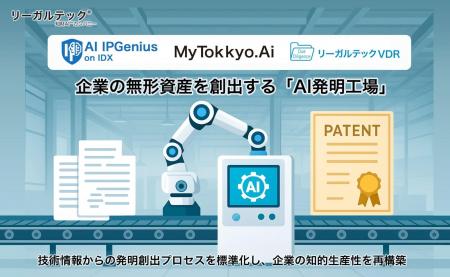 【知財AI】リーガルテック社、企業の無形資産を創出す