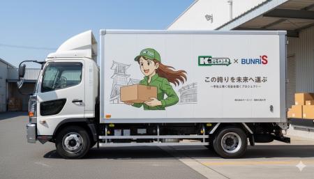 西武文理大学、世界に1台だけの『トラックラッピング 西武文理大学、世界に1台だけの『トラックラッピング