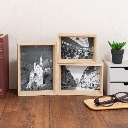 安定感あり自立するフォトフレーム「ソロフレーム」発