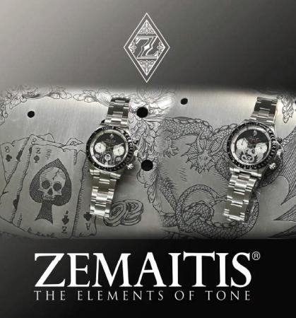 ゼマイティス・ギターをイメージした腕時計第四弾がク