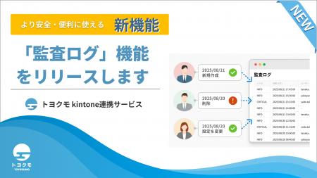 「誰が・いつ・何をしたか」を記録。トヨクモ、kinton 「誰が・いつ・何をしたか」を記録。トヨクモ、kinton