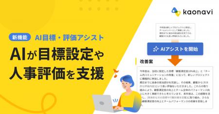 「カオナビ」、AIが目標設定や人事評価をアシストする 「カオナビ」、AIが目標設定や人事評価をアシストする