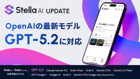生成AIサービス「Stella AI」および「Stella AI for B 生成AIサービス「Stella AI」および「Stella AI for B