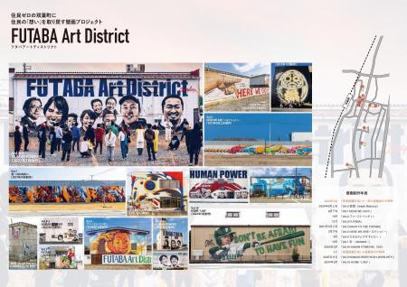 OVER ALLsが展開する壁画プロジェクト「FUTABA Art Di