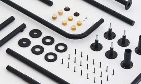 突っ張り棒を再定義した「DRAW A LINE」からネジ留め