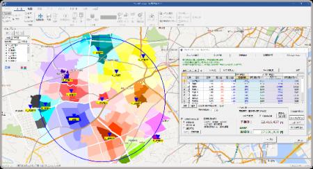 【商圏の「重複」を解消し、店舗配置の最適解を導き出