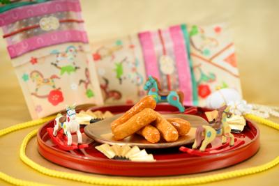 昭和22年創業のかりんとう屋「ゆしま花月」干支柄が可 昭和22年創業のかりんとう屋「ゆしま花月」干支柄が可