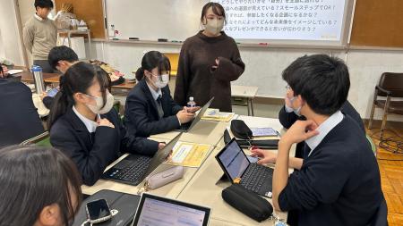 茨城県立水海道第一高校の生徒が「常総みんなの未来EX