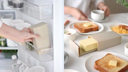 冷蔵庫のドアポケットにすっぽり！“立てて”収納できる