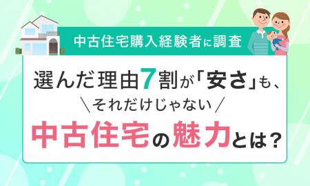 【中古住宅購入経験者に調査】選んだ理由7割が「安さ