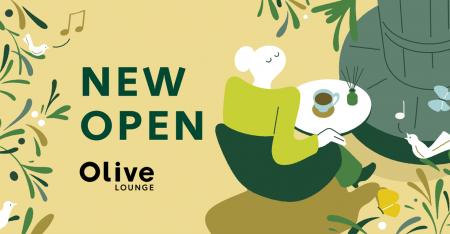 銀行・カフェ・オフィスが一体になった新店舗「Olive 