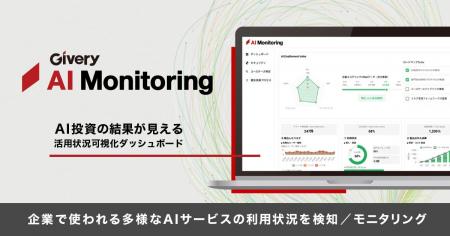 ギブリー、AI投資効果とセキュリティリスクを可視化す ギブリー、AI投資効果とセキュリティリスクを可視化す