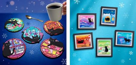 『カフェ・ベローチェ』が「黒ねこ冬の満喫キャンペー