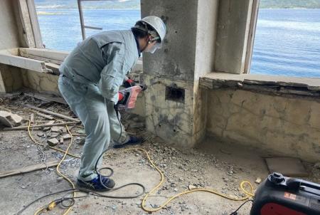 【高松グループ】東興ジオテック端島(軍艦島)整備事 【高松グループ】東興ジオテック端島(軍艦島)整備事